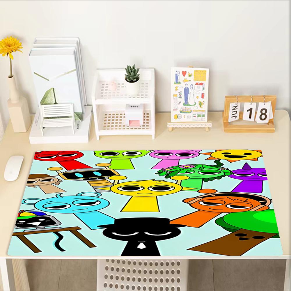 Sprunki Theme Mouse Pad, Non Slip Rubber Base, Multifunctional Office & Home Decor, Perfect for Workspace Personalization.