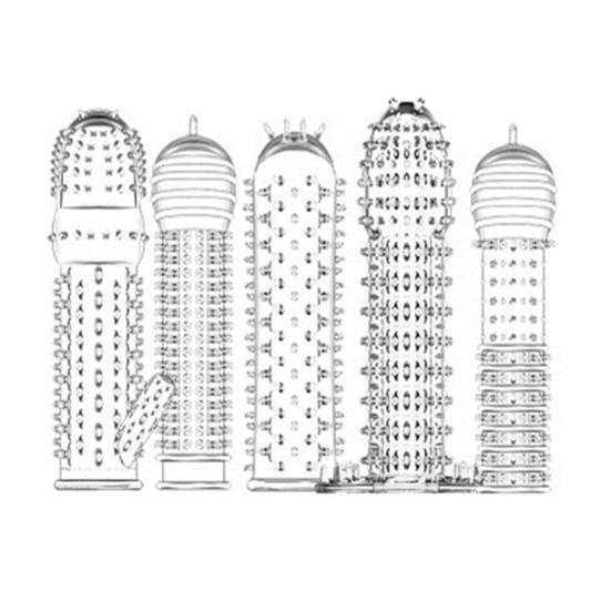 2ks Muži Sex Dildo Hračka Prodlužovač penisu Zpoždění ejakulace Silné zvedání Sexuální hračka Cock Penis Cup Kondomy Bod G Požitek Anální Potřeby pro dospělé