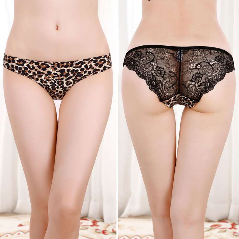 Leopard Lure Lace Knickers High Quality Women Panties Seamless Underwear Solid Lingerie