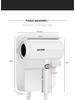 Wall-Mounted High-Power Hair Dryer: Hotel & Homestay Hot/Cold Options