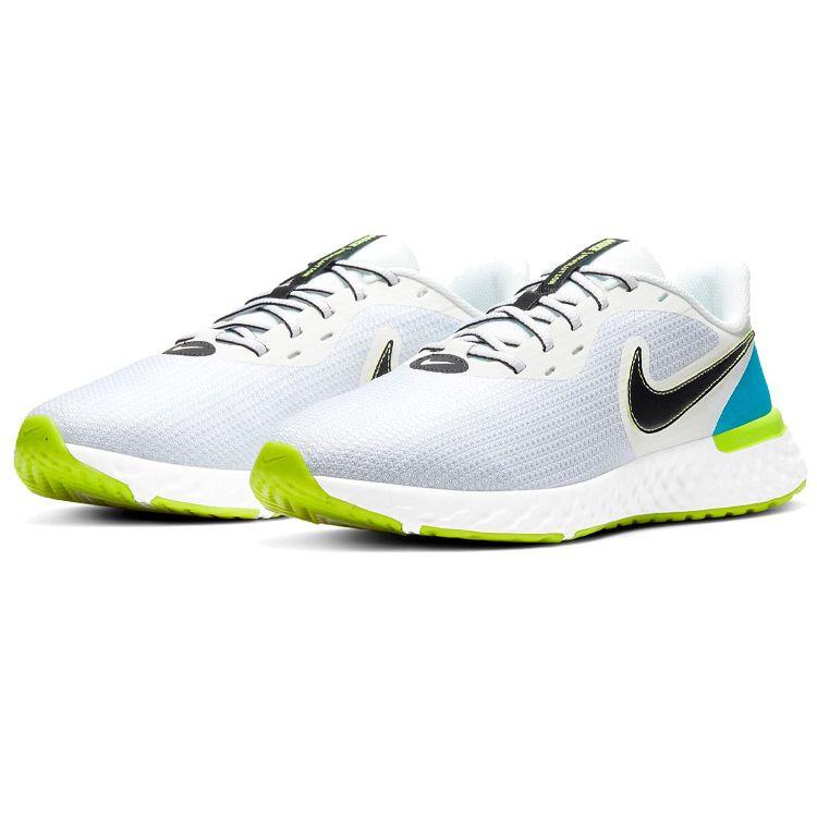 Nike Revolution 5 EXT Summit White Light Blue Fury Men Sneakers Volt Black CZ8591-102