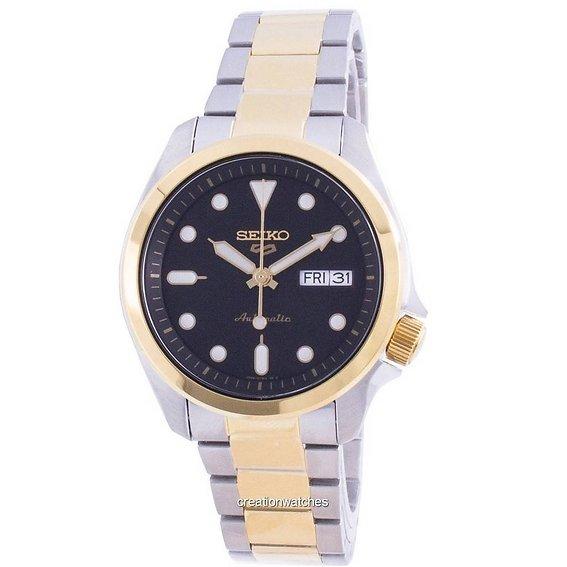 Refurbished Seiko 5 Sports Black Dial Automatic SRPE60 SRPE60K1 SRPE60K 100M Men s Watch