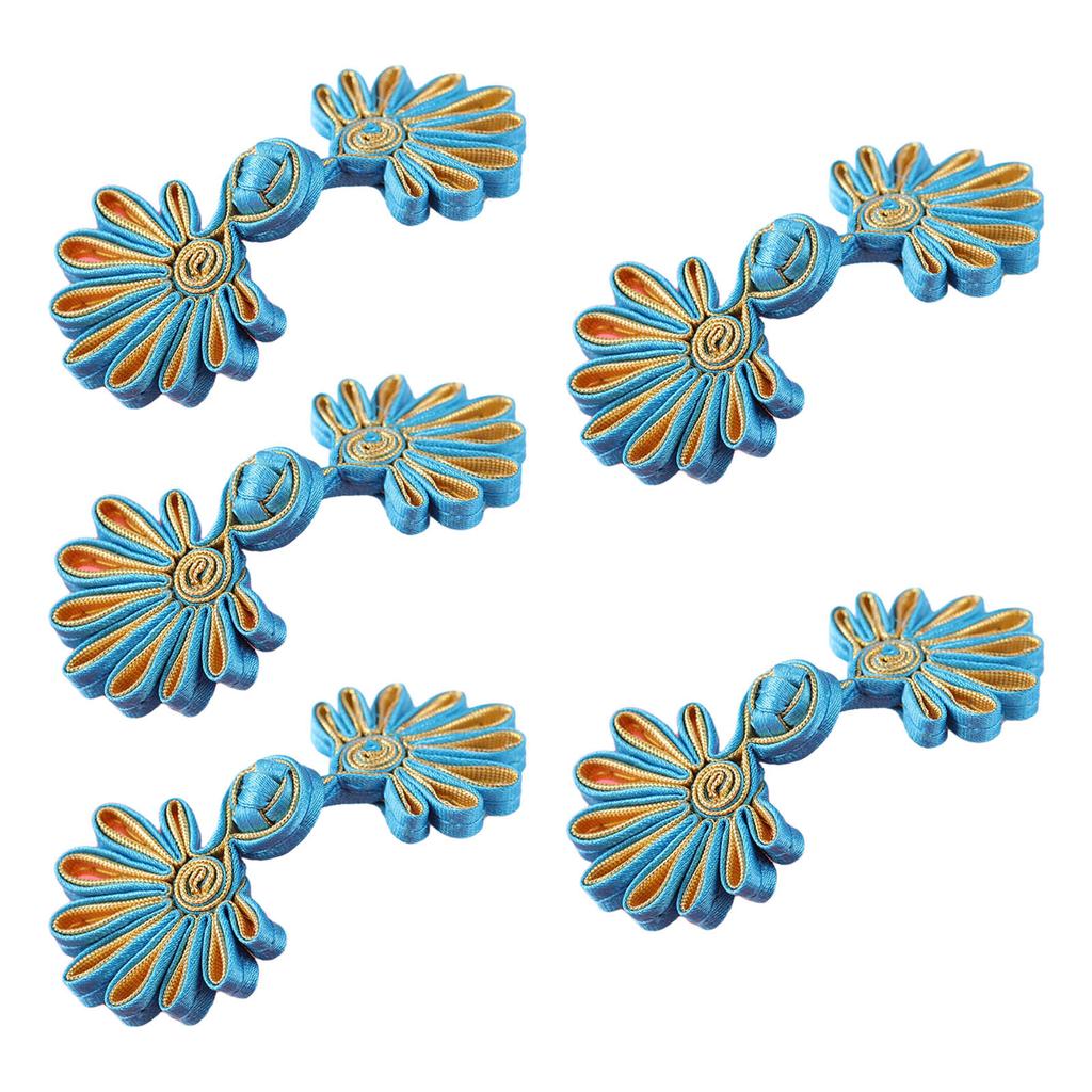 5 Par/Opakowanie Zapięcia do Cheongsama Zapięcia do Szycia Węzły Chińskie Guzik Żabka Ozdobne Guziki Chińskie Tradycyjne Guziki