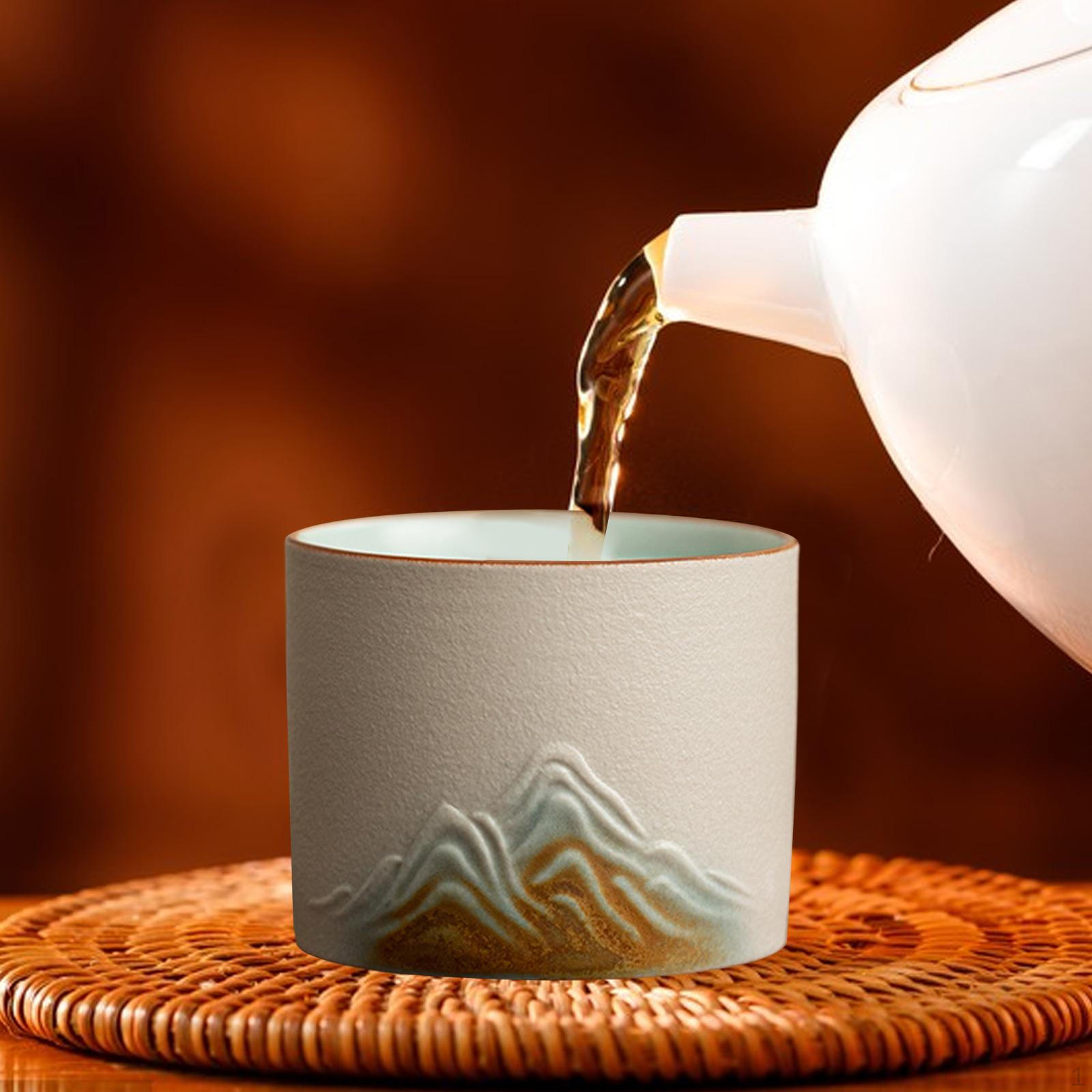 Керамический набор чайных чашек ручной работы для ценителей чая и кофе