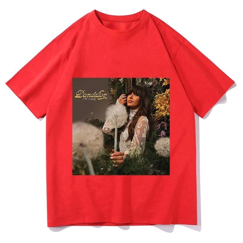 Unisex Women Summer Cotton Clothing Ella Langley Loving Life Again Tour 2026 Album Tshirts Fashion Round Neck Short Sleeved Tee