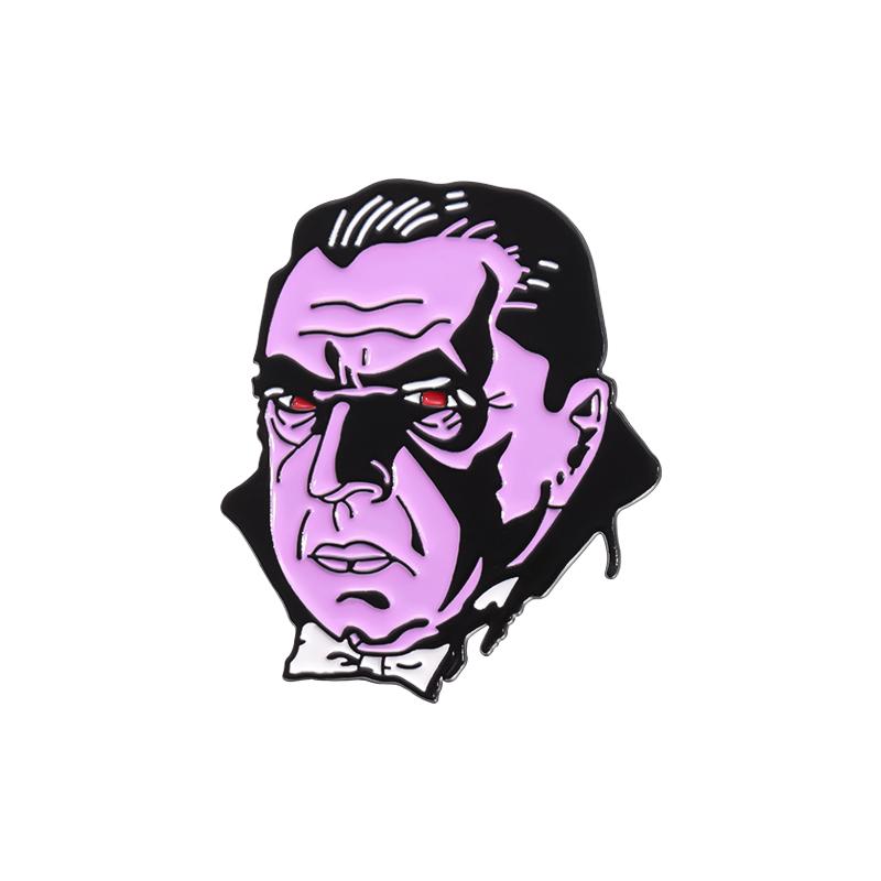 Halloween Horror Enamel Pins Scary Movies Figure Thrilling Terror Mask Brooch Lapel Brooches Jewelry Souvenir Gifts For Friends