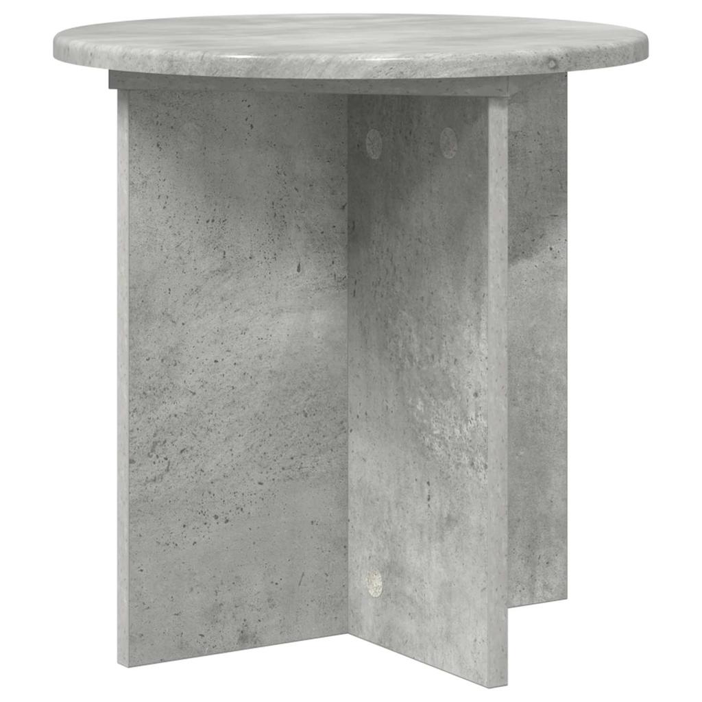Plant Stand 2 pcs Concrete Grey 40 x 40 x 40 cm Engineered Wood