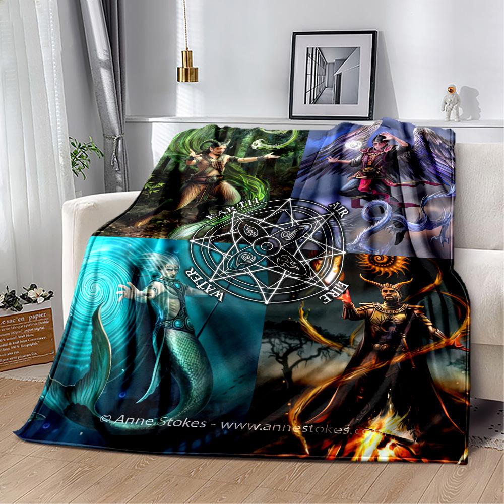 Gothic Style Blanket Ultra-Soft Great for Couch Chair Sofa Four Seasons Multipurpose Modern Gifts For Family Or Friends