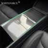 For Tesla Model Y Juniper 2025 Center Console Real Carbon Fiber High-Glossy/Matte Panel Protective Model 3 Carbon Fiber Patch