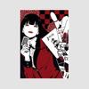 Classic Anime Kakegurui Posters Retro White Paper Manga Figure Poster Decor Prints Clear Image Bedroom Bar Decoration Art Painting Decorative Pictures
