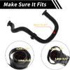 1 Pcs Air Intake Hose Compatible for VW Golf V 2.0 GTI 1K1 2004-2009, Air Filter Intake Hose Black No.06F103235