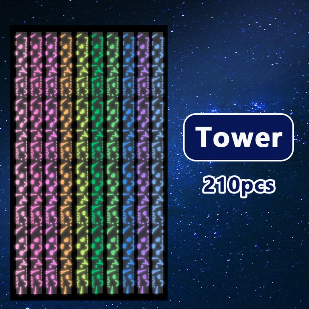 

210 шт. Светящиеся звезды Оригами Сделай сам Ручная работа Градиентная цветная бумага Искусство складывания бумаги Бумажные полоски для поделок Домашнее украшение