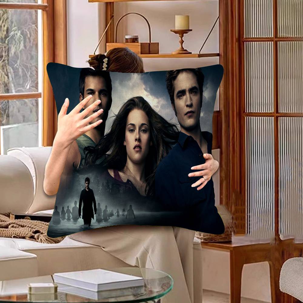 Classic Movie TwilightS Stitch Lucky Dragon Pillow Cover Sofa Cushion Cover Home Room Decoration Children Gift