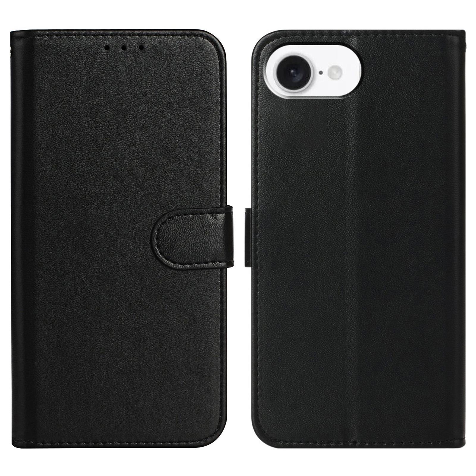 

For iPhone 16e Case PU Leather Flip Phone Cover Wallet Card Slot Holder C
