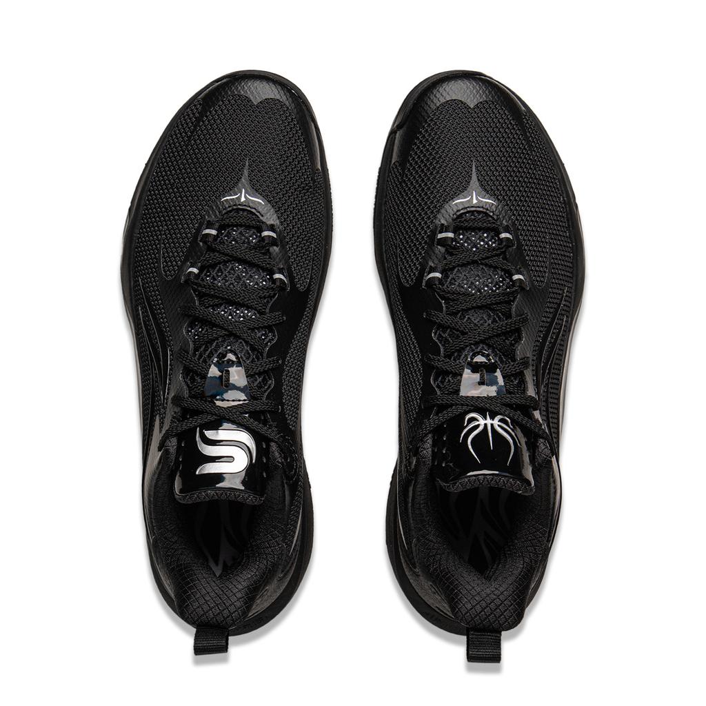 Li Ning Flashing New Basketball Sports Shoes Low Top Non-Slip Wear-Resistant Professional Referee Shoes Men Sneakers Black ABPU001-15