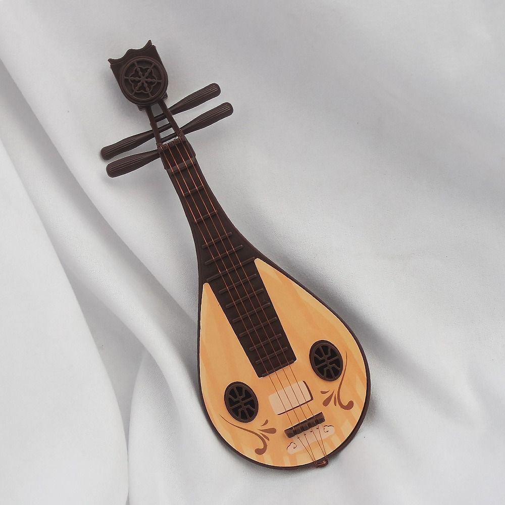 Screen Chinese Style Decoration Props Plastic Doll Photo Props Trendy Flute Guzheng  Girls