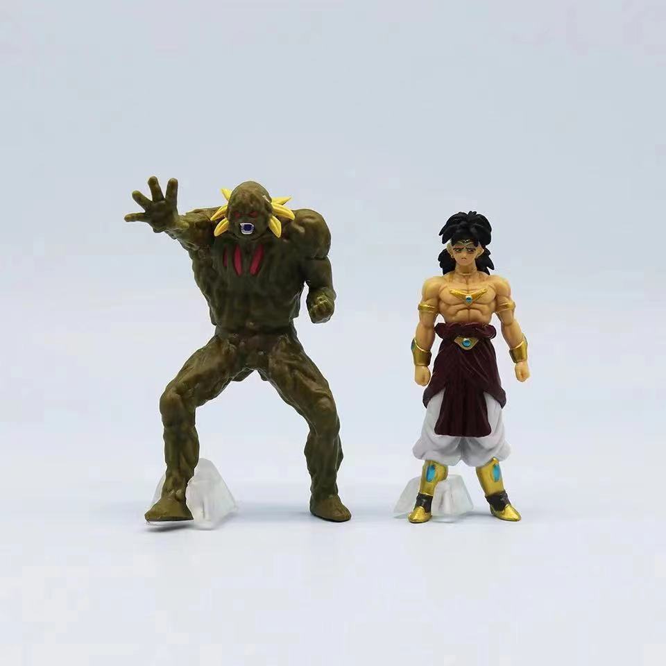 Random Pcs Amine Dragon Ball Broly Total Form Super Saiyan Figurine Pvc Action Figures Statue Collection Model Toy Gifts 1 Round Sensory Compression