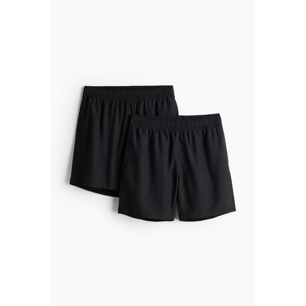 

Комплект из 2 спортивных шорт HM DryMove, черный