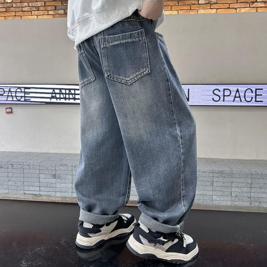 Boys' Pants Autumn Clothes Jeans Children's Autumn Pants Trendy and Fashionable Boys' Spring and Autumn Styles