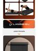 Men's Fitness Yoga Mat - Thick, Anti-slip, Shock-absorbing, Silent, Wide, and Soundproof for Home Exercise.