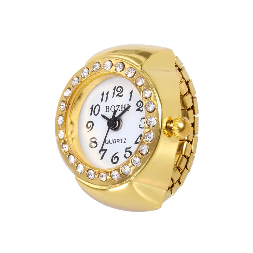 Dial Quartz Analog Watch Creative Steel Cool Elastic Quartz Finger