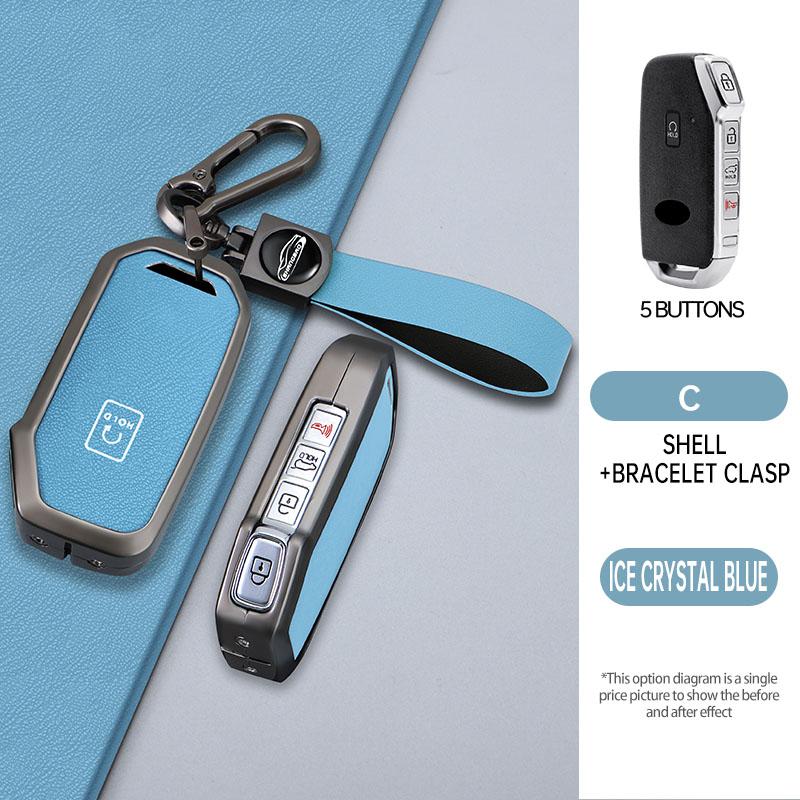 3/4/5 Buttons Key Cover Car Key Case for KIA Sportage Ceed Sorento Cerato KX5 KX-CROSS Forte K3 K5 K8 Ray Opatima Soul Telluride