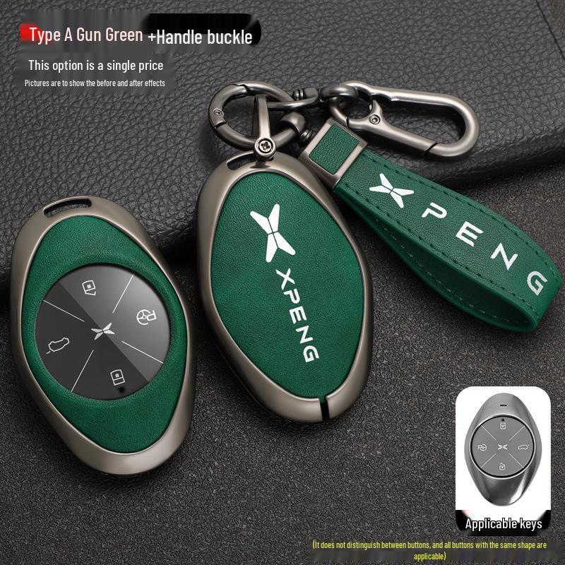 Xpeng P7/G3i Car Key Shell & Case: 2021/2022 Metal Key Holder
