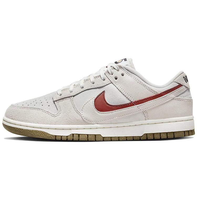 Nike Dunk Low SE '85' Low top Skateboard Shoes Women's Brown White DO9457-100 (Team17-QD)