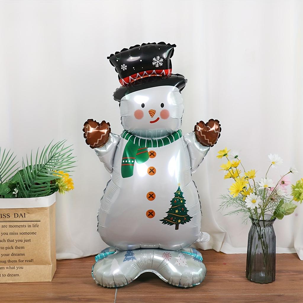 1pc Giant Snowman Foil Balloon for Festive Indoor/Outdoor Decor - Perfect for Christmas, New Year's, and Birthday Parties
