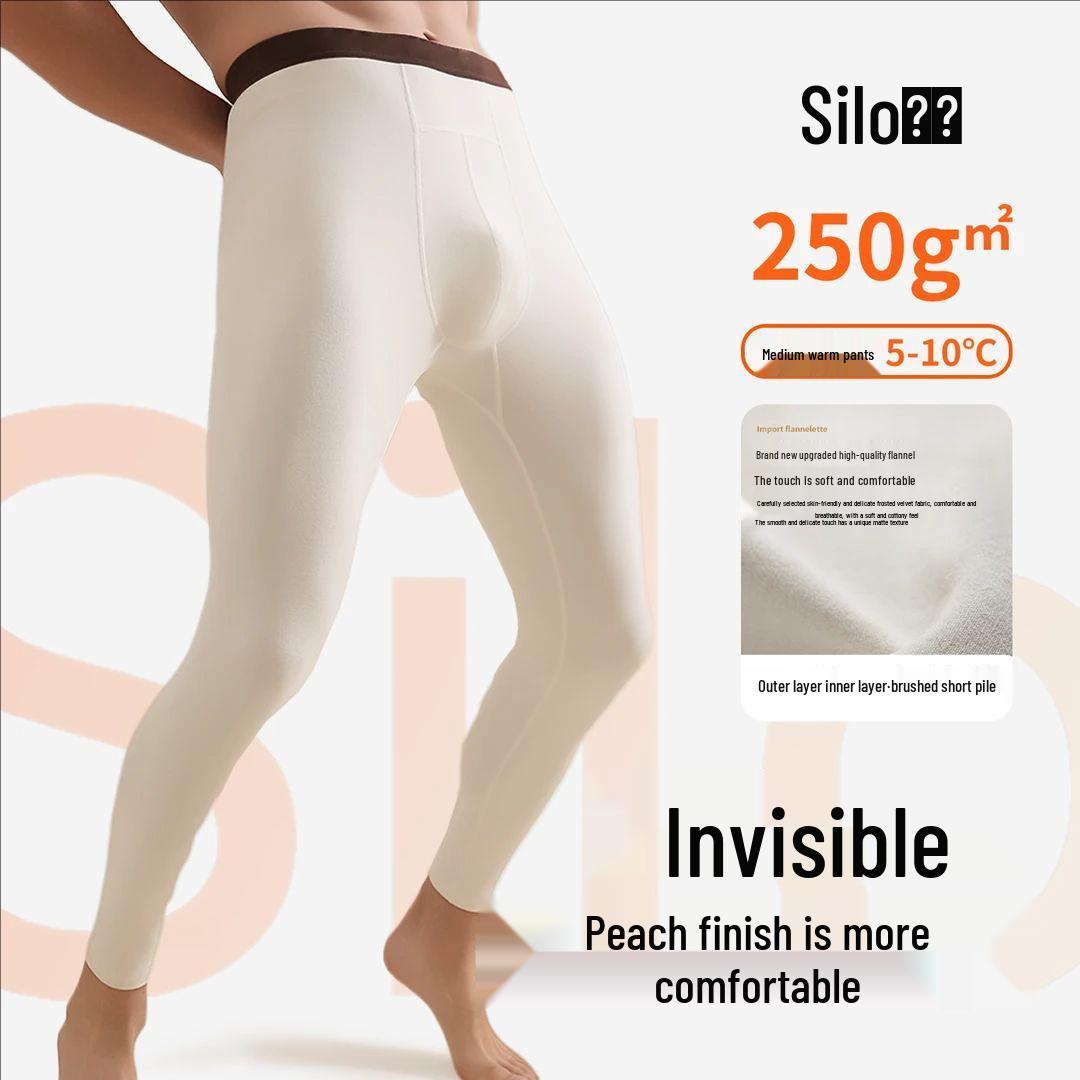 

Мужские термолеггинсы Silkoro Slim Fit - Легкие, Теплые, Бесшовные, С начесом, Базовый слой 2XL 140-165 lbs