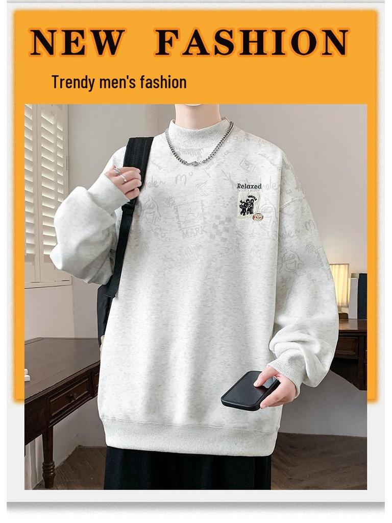 Fleece-Lined Thick Hoodie for Boys and Teens - Autumn/Winter Long-Sleeve Warm Wear