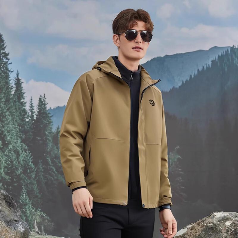 Jeep Men's Fall Fashion Hooded Jacket
