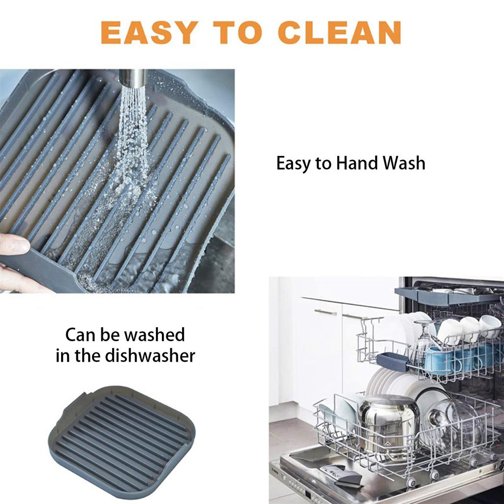 Microwave Safe Silicone Bacon Tray For Even Heating And Effortless Cleaning In Kitchen