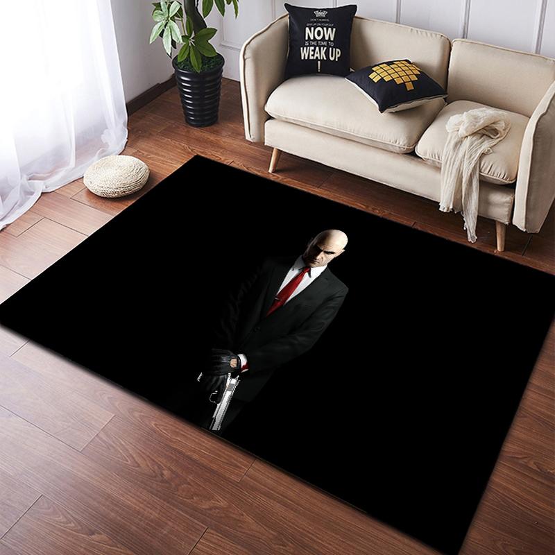 Games Hitman Carpet Kitchen MatEntrance Doormat Bedroom Floor Decoration Living Room Carpet Bathroom Anti-slip Rugs Bedroom