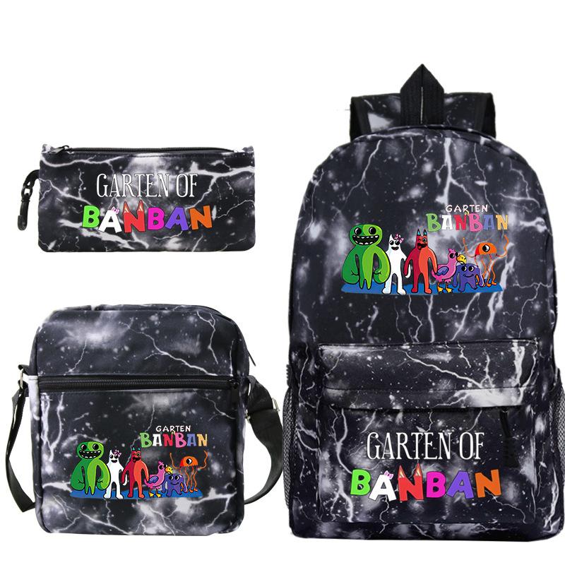 Spotted Garden Primary School Bag Shoulder Bag Pencil Bag Three-piece Set
