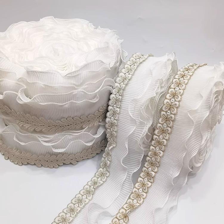 European Butterfly Floral Lace Curtain Trim & Table Edge Decoration