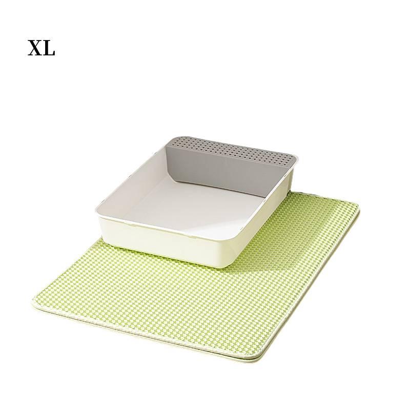 New Cross-border Cat Litter Mat Double-layer Filtered Sand Mat For Controlling Litter And Preventing Splashes Pet Paw Mat