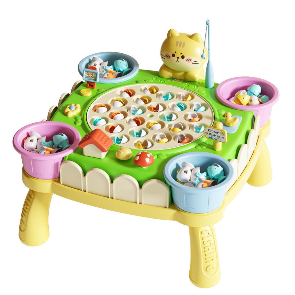 Electric Magnetic Fishing Toy for Toddlers, Ages 1-3 – Educational Baby Gift for Boys & Girls, Promotes Intellectual Development.