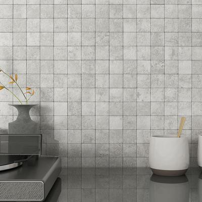 M MOFIT Marble Style Tile Sticker Waterproof Heat Resistant Square Tile Paste Tile Sheet Kitchen Panel Washroom Toilet Wall Sheet 5 Kitchen, (Light