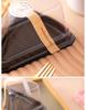 Triangle Cake Box for Mille-Feuille and Mousse Slices - Disposable, 6-Inch & 8-Inch Sizes