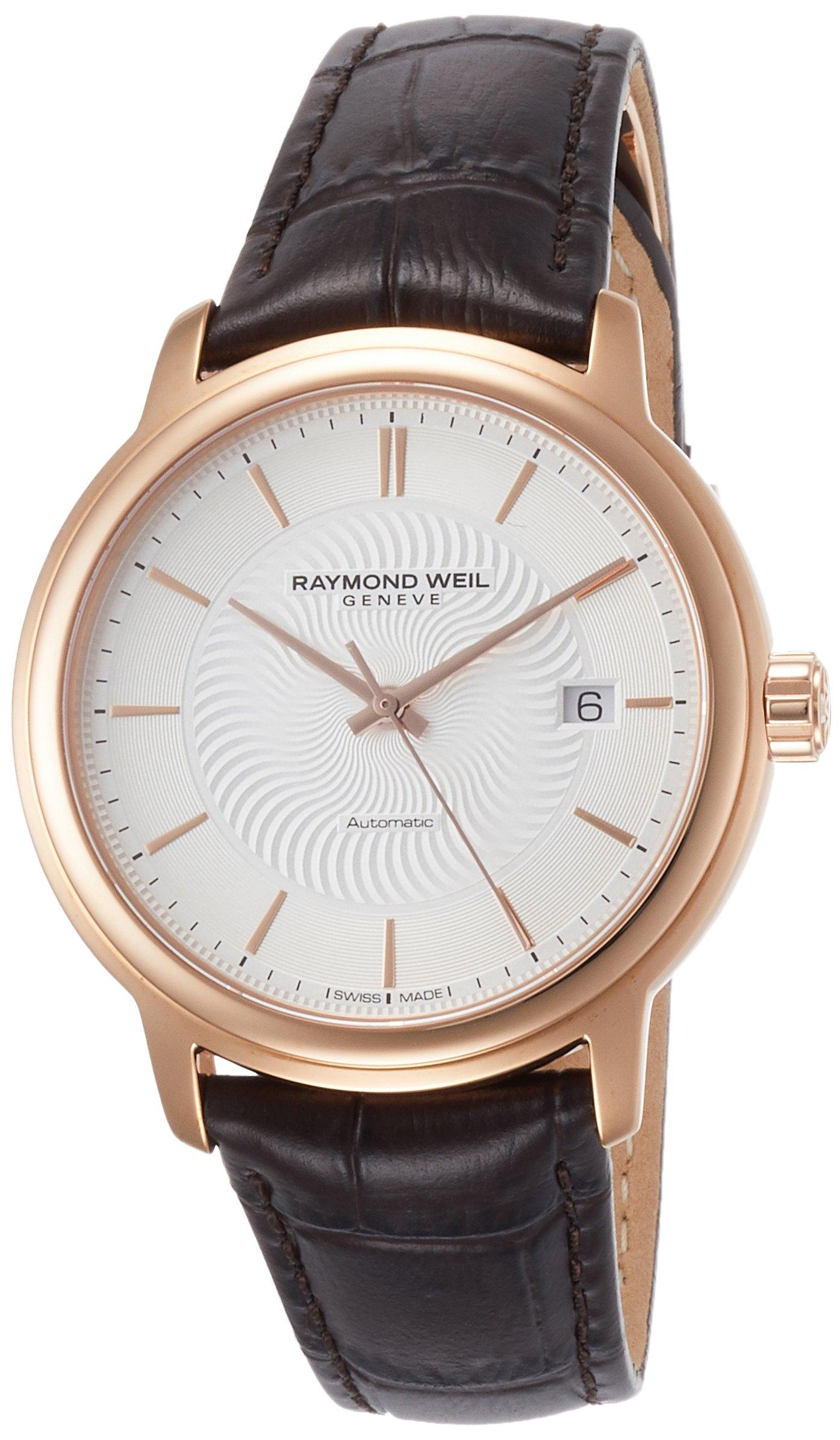 

Raymond Weil Watch Officially Imported Men s 2237-PC5-65001, Brown,