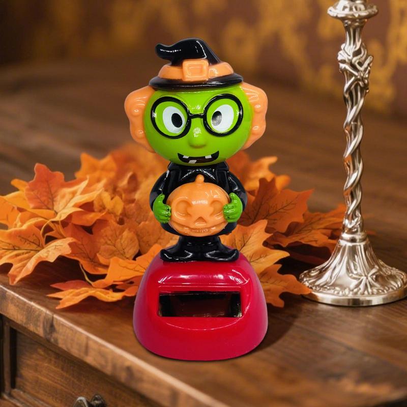 Zonne-dansende figuurtjes Zonne-dansend ornament Cartoon Geanimeerd Halloween Dashboard Accessoires Voor Huis Woonkamer Voertuig