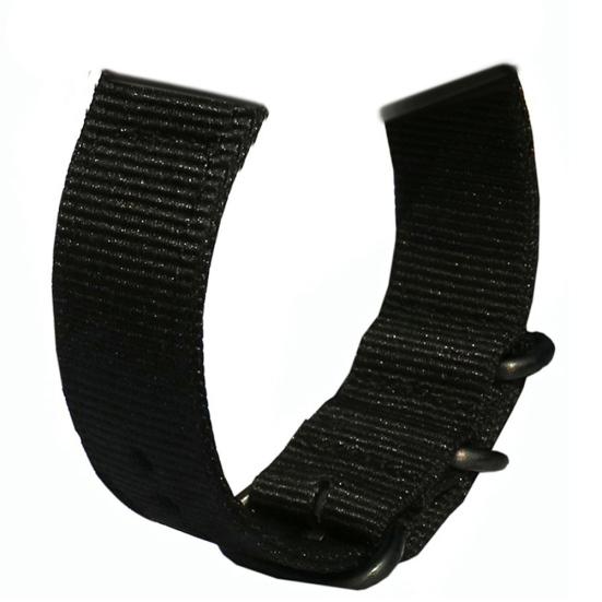 20/22mm Adjustable Military Thickened Nylon Replacement Watch Strap Wristband