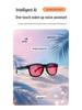 AI Smart Glasses: Translation, Meeting Recording, Photo Capture, Voice Assistant, Bluetooth Calls, Cycling Functionality