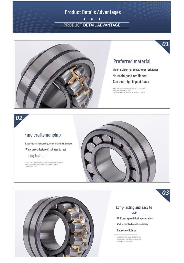 Spherical Roller Bearing: 22205, 22206, 22207, 22208, 22209, 22210CAKW3 Available