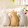 Lovely Cat Plushie Pillow Long Huggable Cute Stuffed Animal Toy for Children