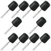 DOOR STOPPER RUBBER BLACK 43MM SET OF 10