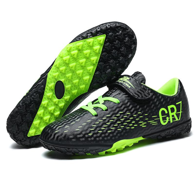 

Youth Velcro Soccer Shoes - Long Studs for Boys & Girls 32