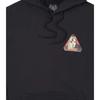 Palace Moletom com Capuz de Manga Comprida com Ombro Caído e Estampa de Logotipo para Homem Moletom Preto P16HD044