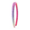 Glitter Rainbow Headbands Sweet Hairband Children Head Bands For Girls Sequin Printed Heart Mermaid Headband Kids Hair Piece
